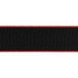 Red Edged Black Seat Belt Webbing
