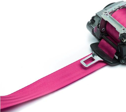 Pink Seat Belt Webbing Replacement Service